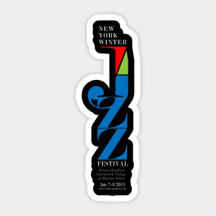 NY Winter JazzFest Sticker